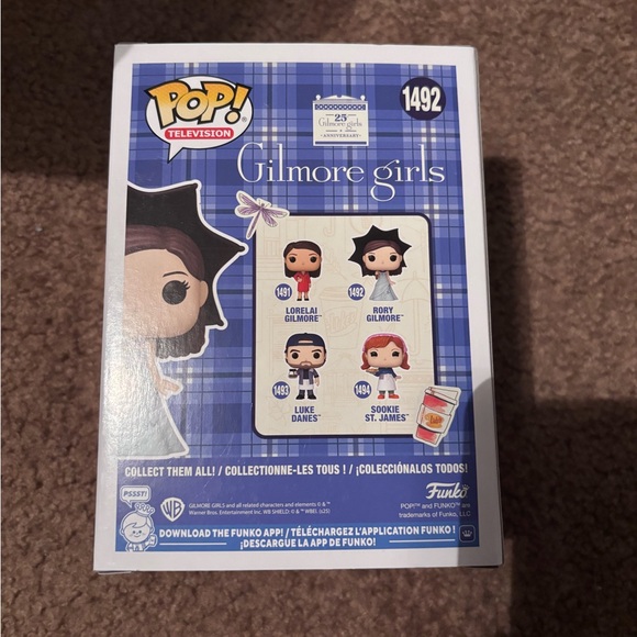 Funko Rory Gilmore Vinyl Figure - Blue Dress and Black Hair - Picture 2 of 2